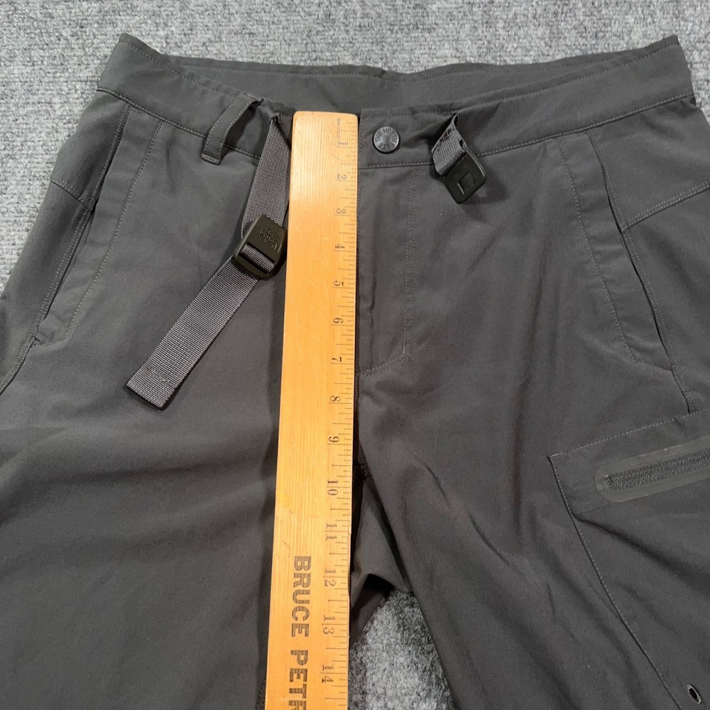 The North Face Paramount Active Shorts Mens 32 Hiking Cargo Belted Charcoal Camp - Picture 8 of 11